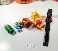 Lot de jouets rares vintage des années 80 et 90 McDonald's Halloween TMNT Pepsi Pogs Goosebumps