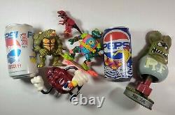 Lot de jouets rares vintage des années 80 et 90 McDonald's Halloween TMNT Pepsi Pogs Goosebumps