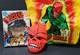 Masque Vintage Rare Red Skull Marvel Comics Ben Cooper Boîte De Costume Halloween Années 1970