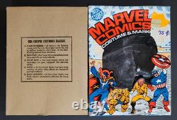 MASQUE VINTAGE RARE Red Skull Marvel Comics Ben Cooper Boîte de Costume Halloween Années 1970