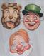 Masques En Papier Originaux Rares Du Magicien D'oz 1939 Einson-freeman Loews