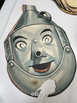 MASQUES EN PAPIER RARES ORIGINALS DU MAGICIEN D'OZ 1939 Einson-Freeman Loews