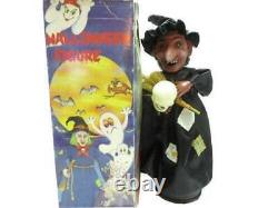 Magasin de variété d'Ed Figurine d'Halloween animée vintage 1988 Sorcière Très rare