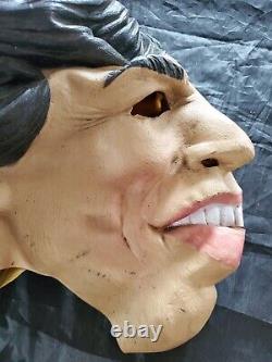Masque César rare en condition VG de Mick Jagger des Rolling Stones VINTAGE