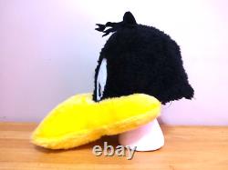 Masque Chapeau en Peluche Daffy Duck Looney Tunes Vintage Extrêmement Rare Cosplay Halloween