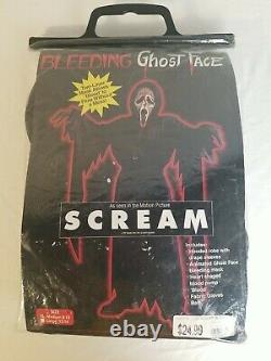 Masque De Visage De Stalker Fantôme Rare Vintage Saignement Scream Déguisement Halloween 1997
