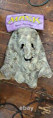 Masque Ghost Glow Paper Magic original de 1997 - Rare pièce de collection vintage Slipknot Corey