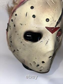 Masque Vintage Jason Voorhees de Friday The 13th de Don Post Jason X 2000 RARE
