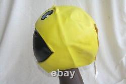 Masque Vintage Pac Man d'Halloween en parfait état près du costume Nintendo Atari Gameboy Rare Nwt