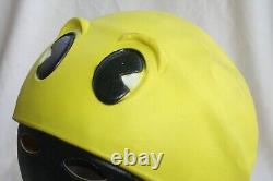 Masque Vintage Pac Man d'Halloween en parfait état près du costume Nintendo Atari Gameboy Rare Nwt