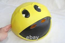 Masque Vintage Pac Man d'Halloween en parfait état près du costume Nintendo Atari Gameboy Rare Nwt