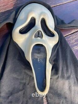 Masque Vintage Scream Ghostface, Fun World Div, Glow, Cotton Rare