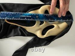 Masque Vtg Scream Latex Fantastic Ghostface Glow Dark Gen 90s Fun World DIV Rare