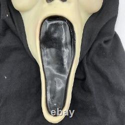 Masque à capuche Vintage Scream Ghost Face Fun World Div. des années 90 Rare H Gen 2