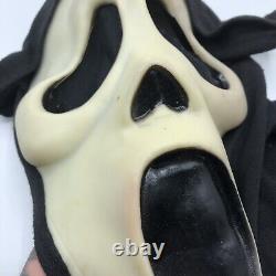 Masque à capuche Vintage Scream Ghost Face Fun World Div. des années 90 Rare H Gen 2