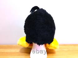 Masque chapeau en peluche vintage extrêmement rare Looney Tunes Daffy Duck pour cosplay Halloween