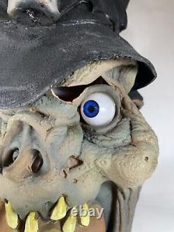 Masque d'Halloween VTG Illusive Concepts TOP HAT GHOUL 1996, vintage rare.