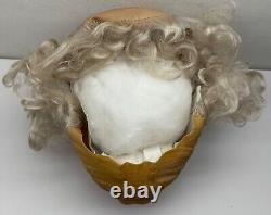 Masque d'Halloween Vintage Années 70 Vieil Homme Visage en Caoutchouc Cheveux Cousus César RARE À LIRE