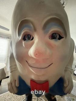 Masque d'Halloween Vintage Great Cover Up Humpty Dumpty Rare