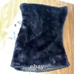 Masque d'Halloween à capuche Topstone vintage rare, tête pleine, monstre/goule à 3 yeux