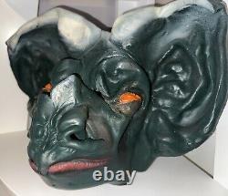 Masque d'Halloween effrayant de créature Gremlin de Distortions Unlimited Vintage 1991 Rare