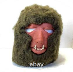 Masque d'Halloween pour adulte Vintage FUN WORLD Wolfman fabriqué en Corée, monstre classique rare.