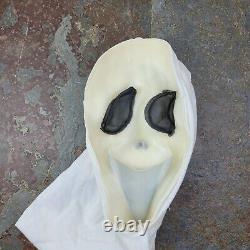 Masque de Ghostface Scream Fun World Div 1ère génération Blanc Vintage Rare Horreur