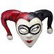 Masque De Harley Quinn En Fibres De Verre De Style Kabuki Rare Htf Pour Halloween Cosplay Vintage Inhabituel