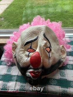 Masque de clown ODDBALL Slipknot RARE 1997 Paper Magic Group Rose Vintage Halloween