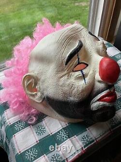 Masque de clown ODDBALL Slipknot RARE 1997 Paper Magic Group Rose Vintage Halloween