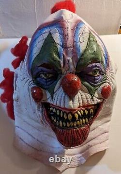 Masque de clown tueur géant Vtg et mains Bump In The Night, Collegeville RARE EUC