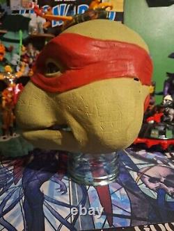Masque de tortue ninja Raphael Don Post RARE Tmnt Halloween VINTAGE