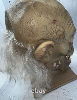 Masque du Gardien de la Crypte de 1993 en caoutchouc latex vintage pour Halloween, cosplay rare.