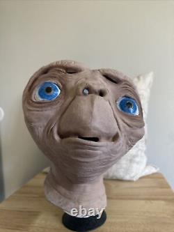 Masque en caoutchouc E.T. L'extraterrestre Vintage 1982 Universal Don Post RARE VHTF