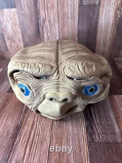 Masque en caoutchouc vintage de l'extraterrestre E.T. de 1982 de Universal Don Post RARE