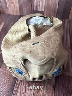 Masque en caoutchouc vintage de l'extraterrestre E.T. de 1982 de Universal Don Post RARE