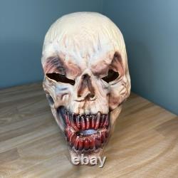 Masque en latex VTG Distortions Unlimited Démon Horror Ghoul Crâne Dents Sanguinolentes RARE