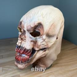 Masque en latex VTG Distortions Unlimited Démon Horror Ghoul Crâne Dents Sanguinolentes RARE