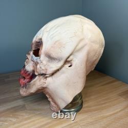 Masque en latex VTG Distortions Unlimited Démon Horror Ghoul Crâne Dents Sanguinolentes RARE