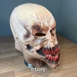 Masque en latex VTG Distortions Unlimited Démon Horror Ghoul Crâne Dents Sanguinolentes RARE
