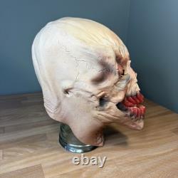 Masque en latex VTG Distortions Unlimited Démon Horror Ghoul Crâne Dents Sanguinolentes RARE