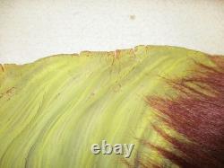 Masque en latex vintage d'Halloween énorme 42 pouces Troll Ogre Géant Rare Utilisé
