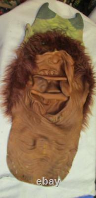 Masque en latex vintage d'Halloween énorme 42 pouces Troll Ogre Géant Rare Utilisé