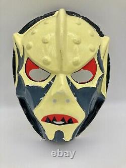 Masque en plastique Halloween Hordak MOTU vintage ultra rare Mattel daté de 1985