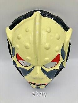 Masque en plastique Halloween Hordak MOTU vintage ultra rare Mattel daté de 1985