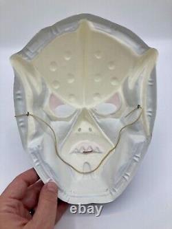 Masque en plastique Halloween Hordak MOTU vintage ultra rare Mattel daté de 1985