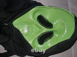 Masque vert Vintage Scream Ghostface de Fun World Easter Unlimited Rare
