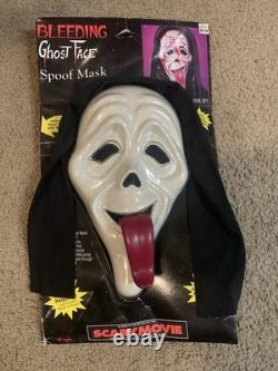 Masque vintage de Ghost Face saignant RARE film d'horreur