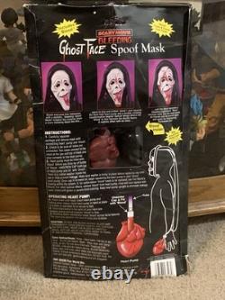 Masque vintage de Ghost Face saignant RARE film d'horreur