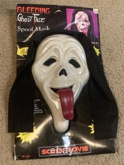 Masque vintage de Ghost Face saignant RARE film d'horreur